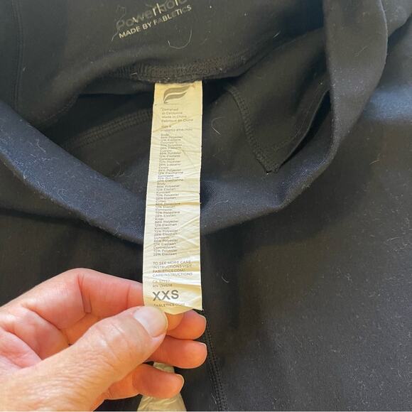 Fabletics Zone High-Waisted 7/8 Blk/Cafe Ole/Honey milk Size XXS - Picture 8 of 9